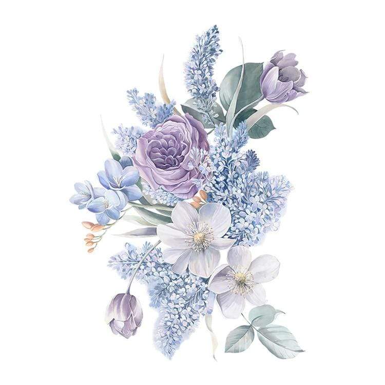 Purple Flowers Wall Sticker