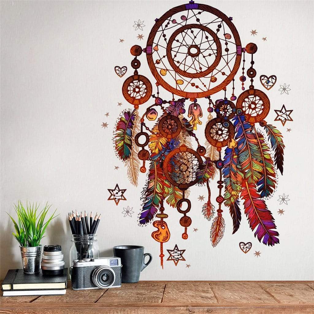 Colorful Dreamcatcher Wall Sticker