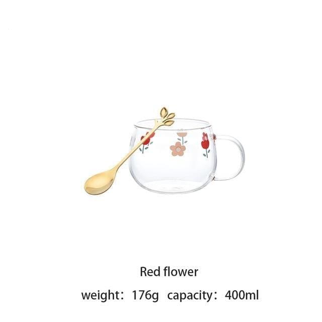 Floral Breakfast Mug Set
