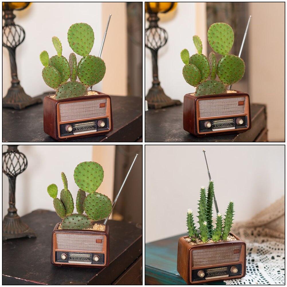 Retro Radio Planter Pot
