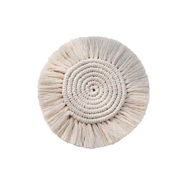 Round Macrame Coasters