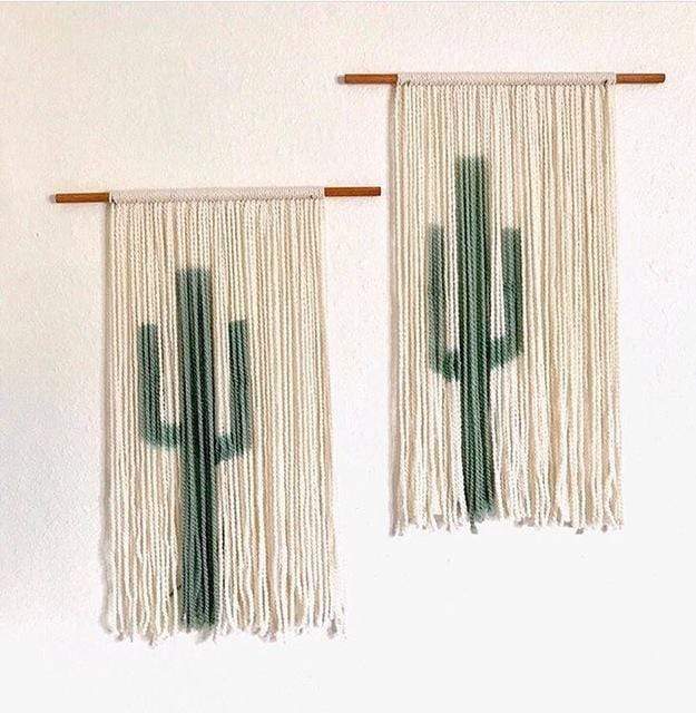 Cactus Wall Hanging Macrame