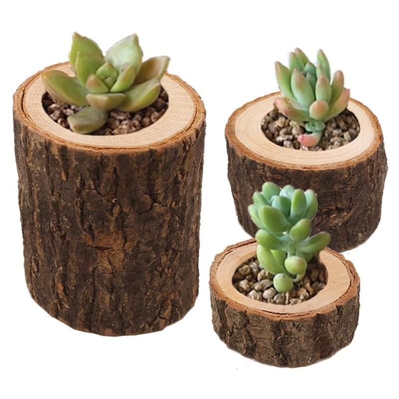 Wooden Candle Holder