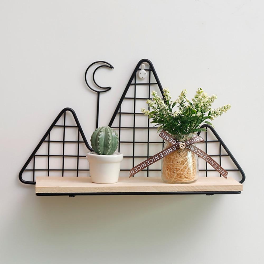 Mountain & Moon Metallic Shelf