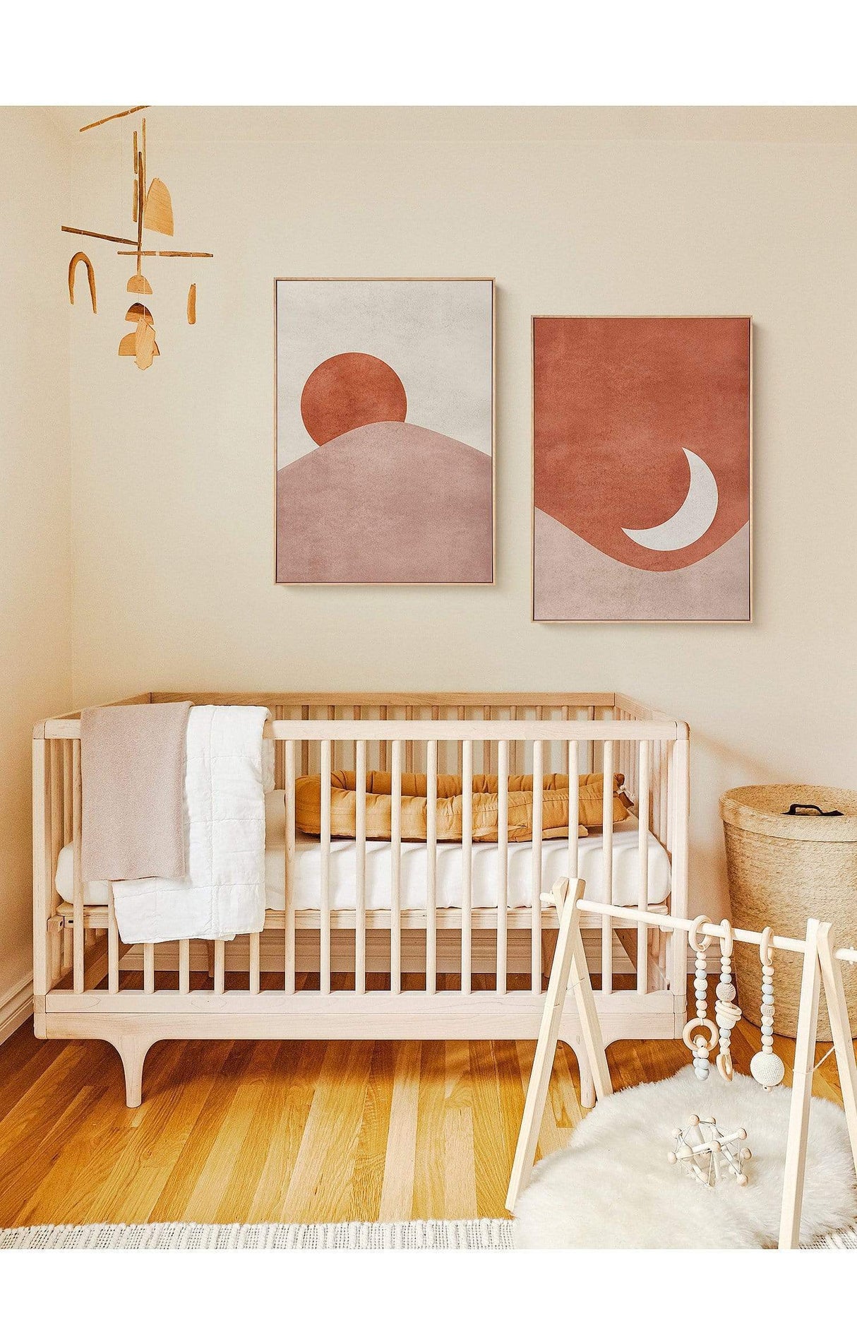 Sun & Moon Nordic Poster