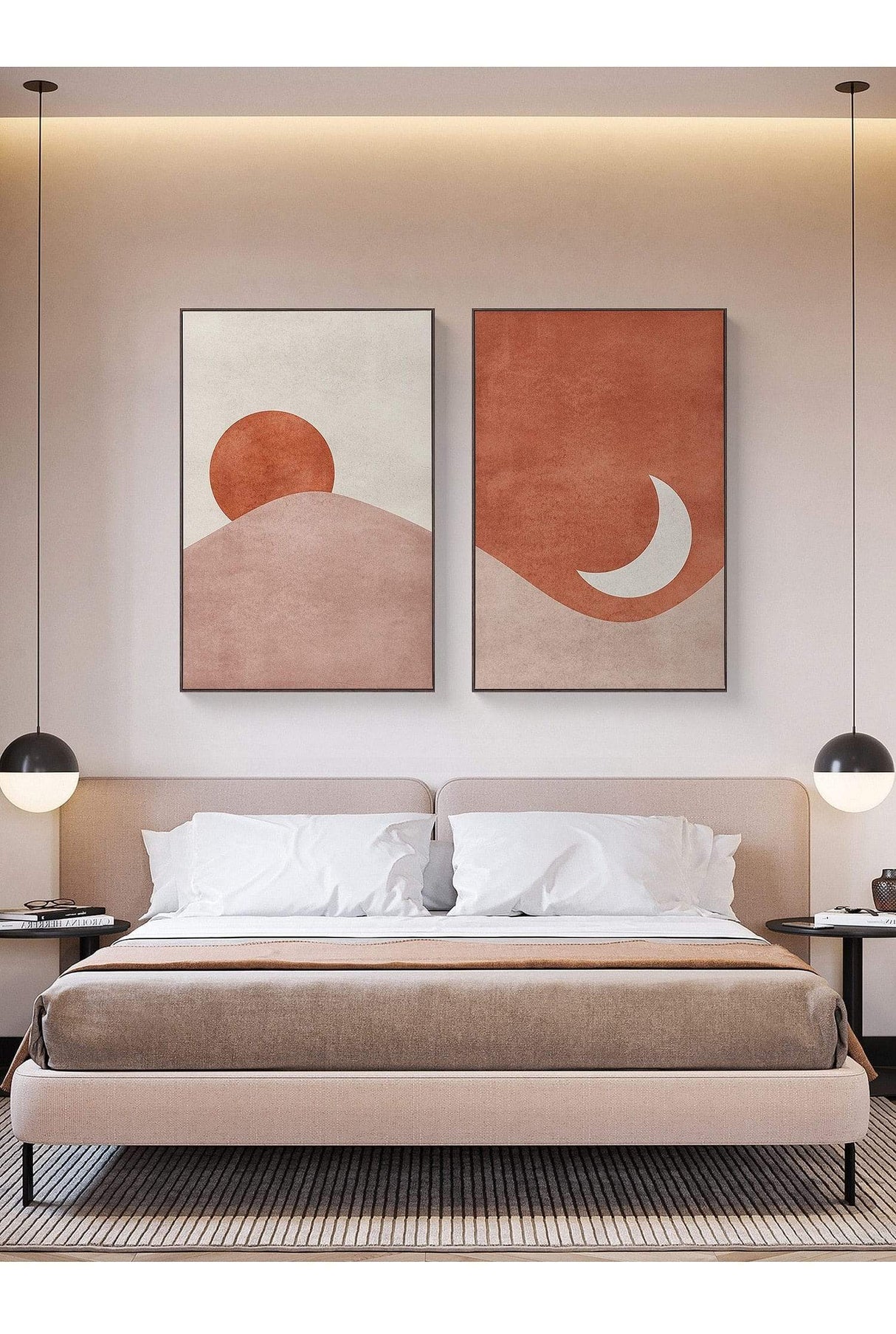 Sun & Moon Nordic Poster