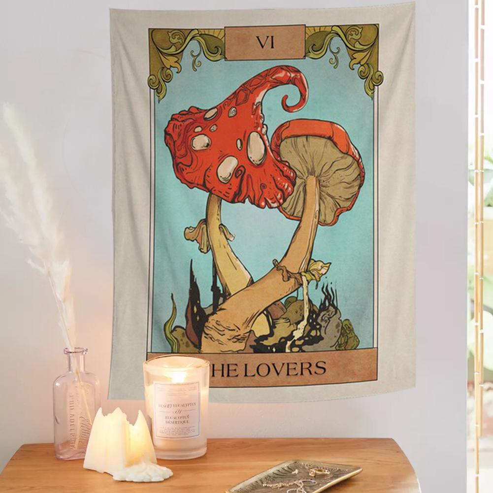 The Lovers Tarot Card Tapestry