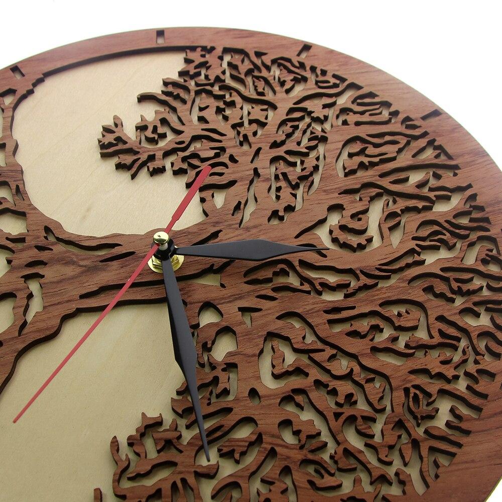 Tree of Life Wooden Clock