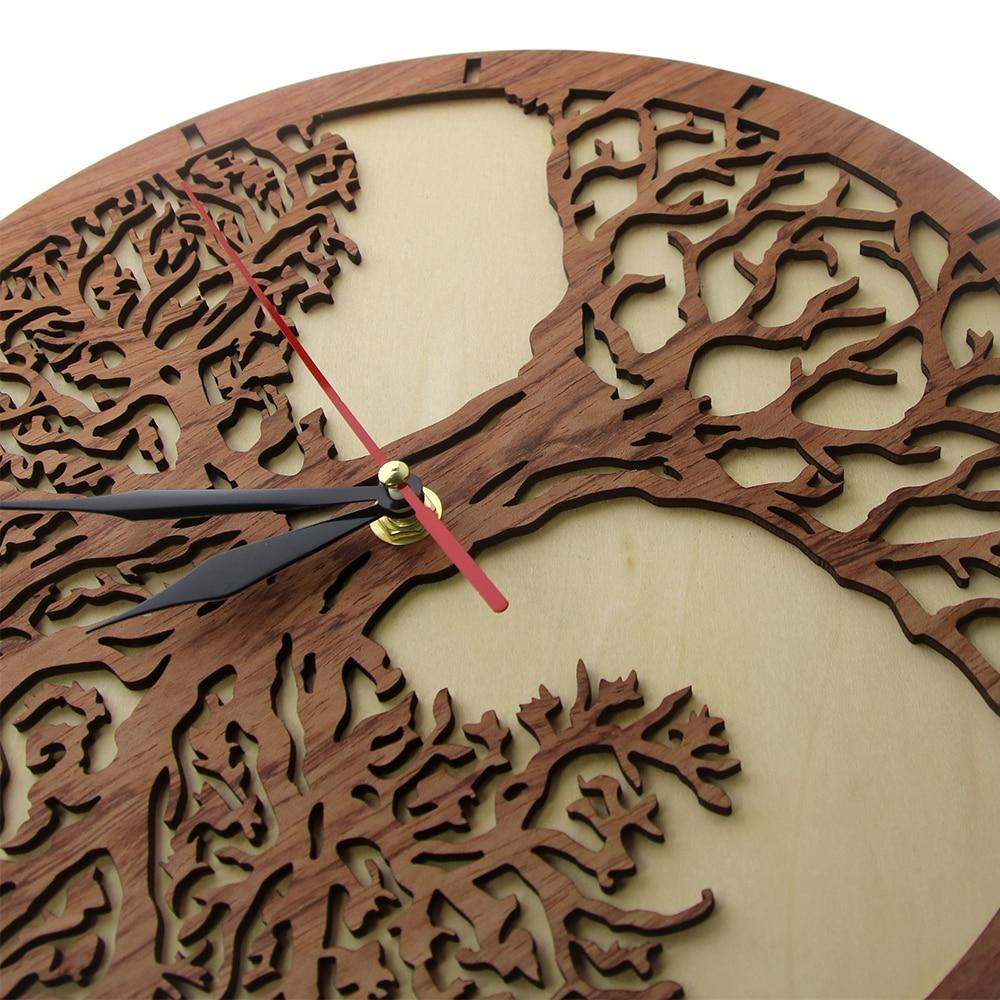 Tree of Life Wooden Clock