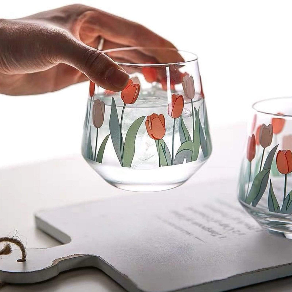 Tulips Luxury Glass