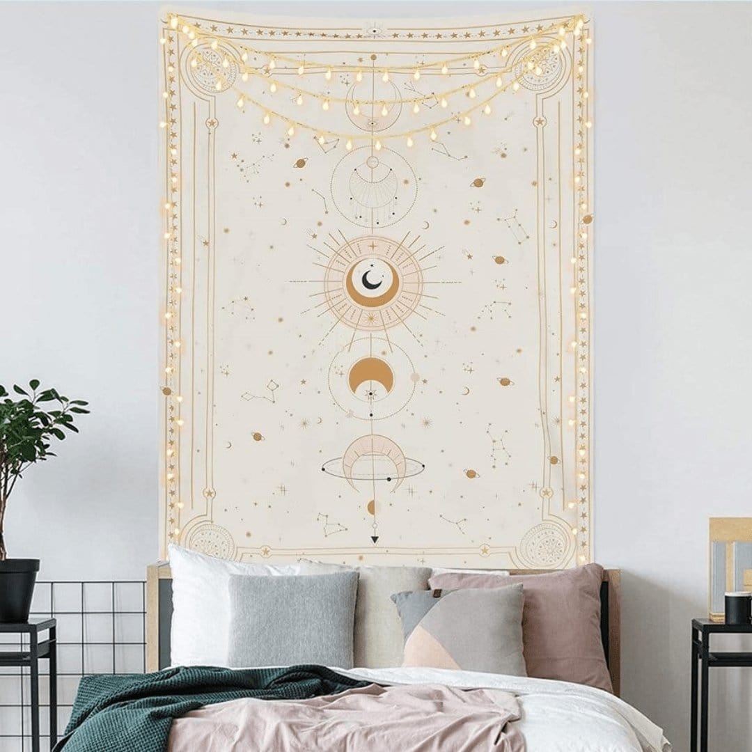 Astrology Design Wall Tapestry (2 colors)