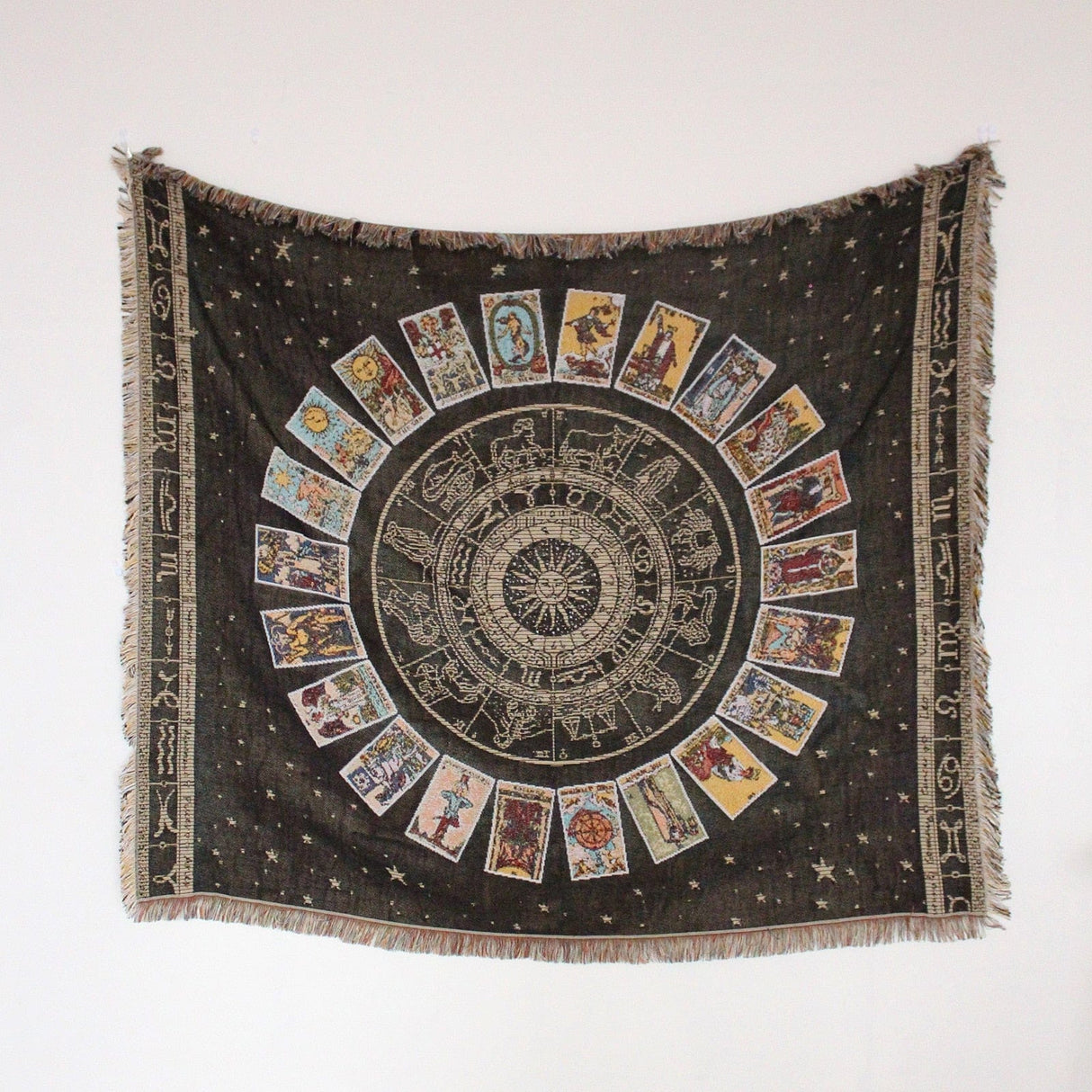 Tarot Deck Throw Blanket