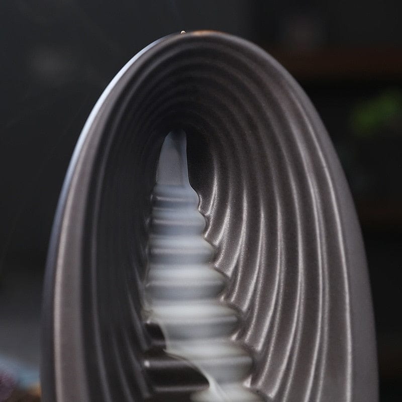 Cloudy Stairs Backflow Incense Burner