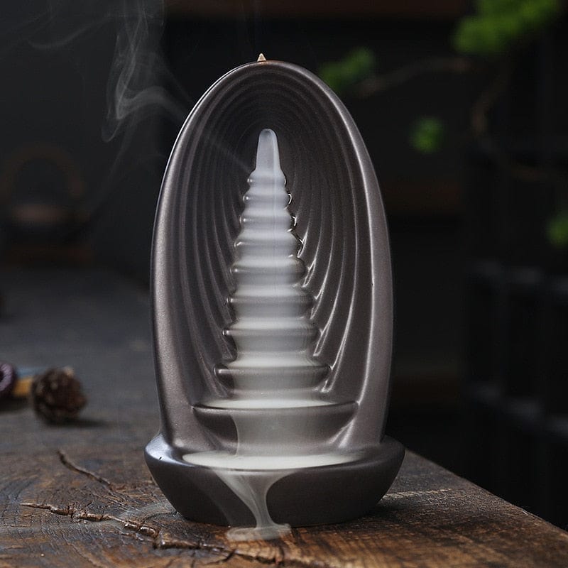 Cloudy Stairs Backflow Incense Burner