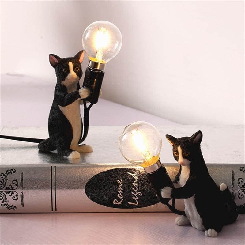 Cat Statue Table Lamp