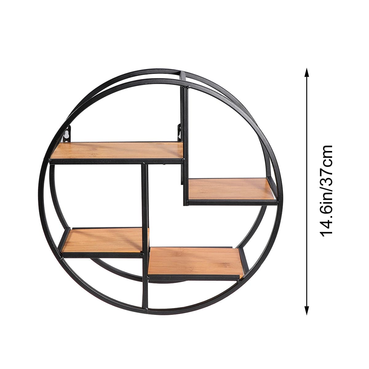 Iron Circular Wall Shelf