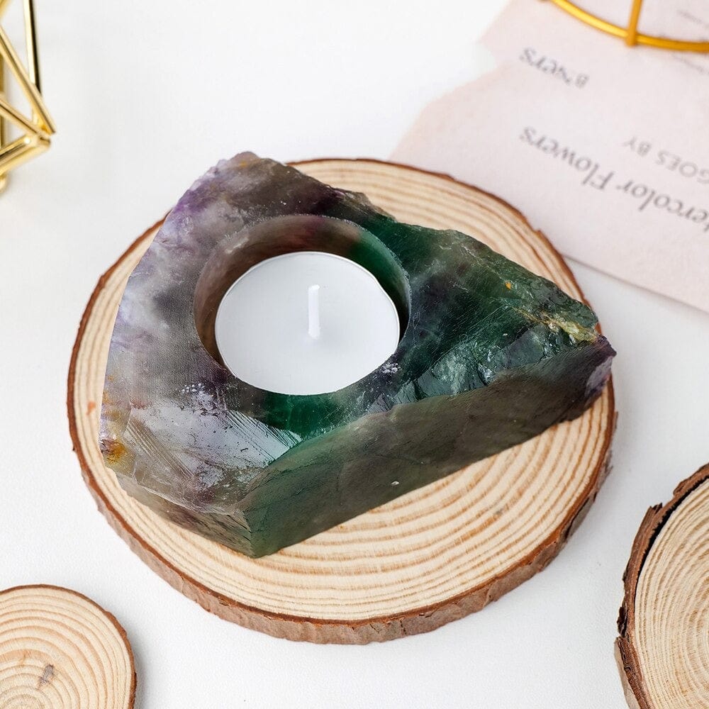 Natural Stone Candle Holder