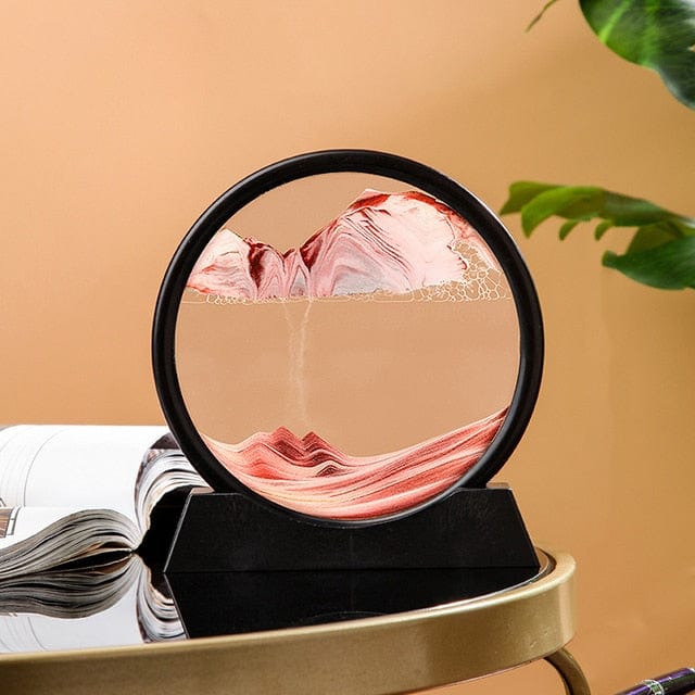 Moving Sand Glass Art