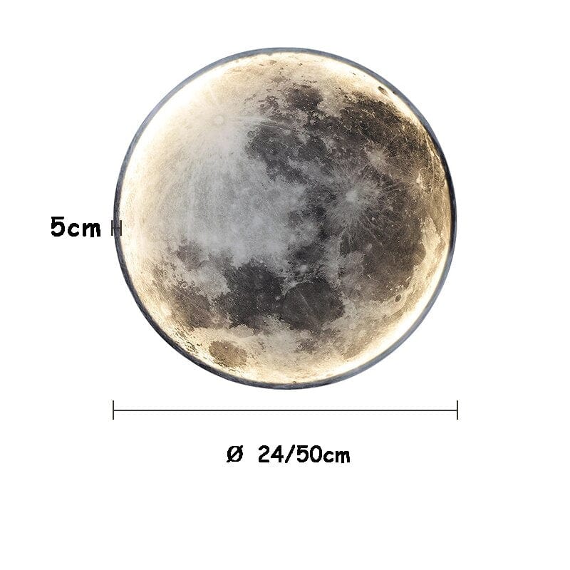 Wall Mounted Moon Lamp