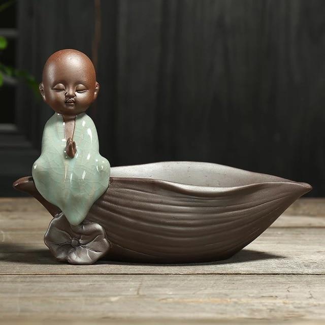 Little Monk Ceramic Flower Pot