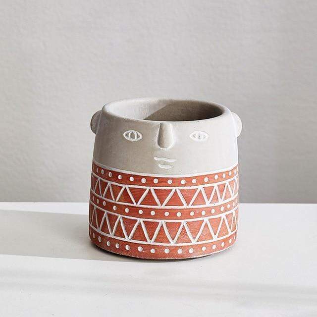Ceramic Face Planter
