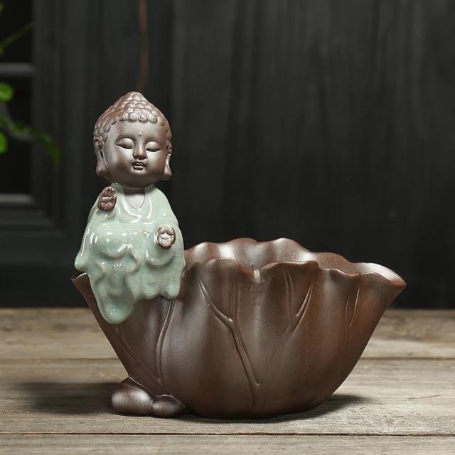 Little Monk Ceramic Flower Pot