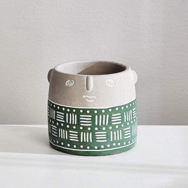 Ceramic Face Planter