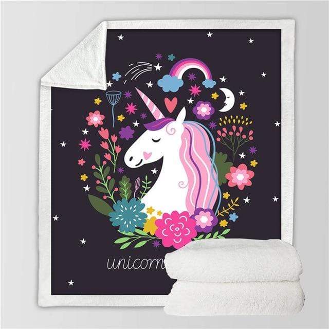 Super Soft Microfiber 'Unicorns Are Real' Blanket