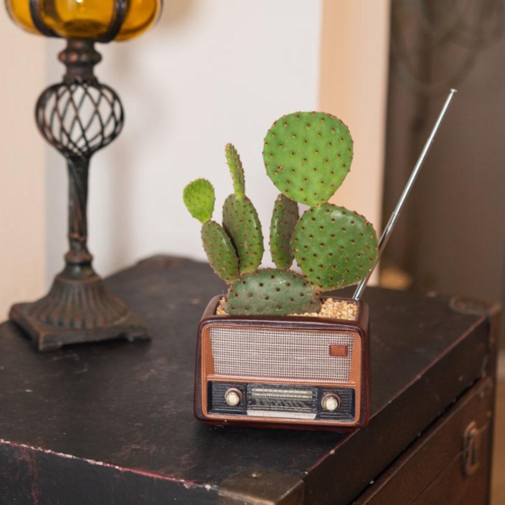 Retro Radio Planter Pot
