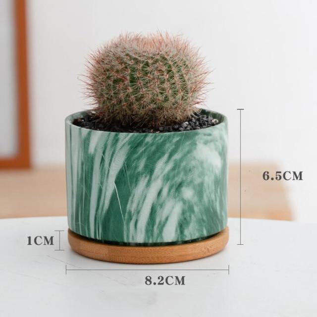 Colorful Tie Dye Flower Pot