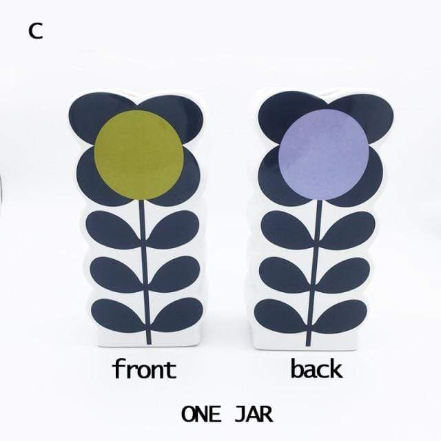 Multicolored Floral Vases