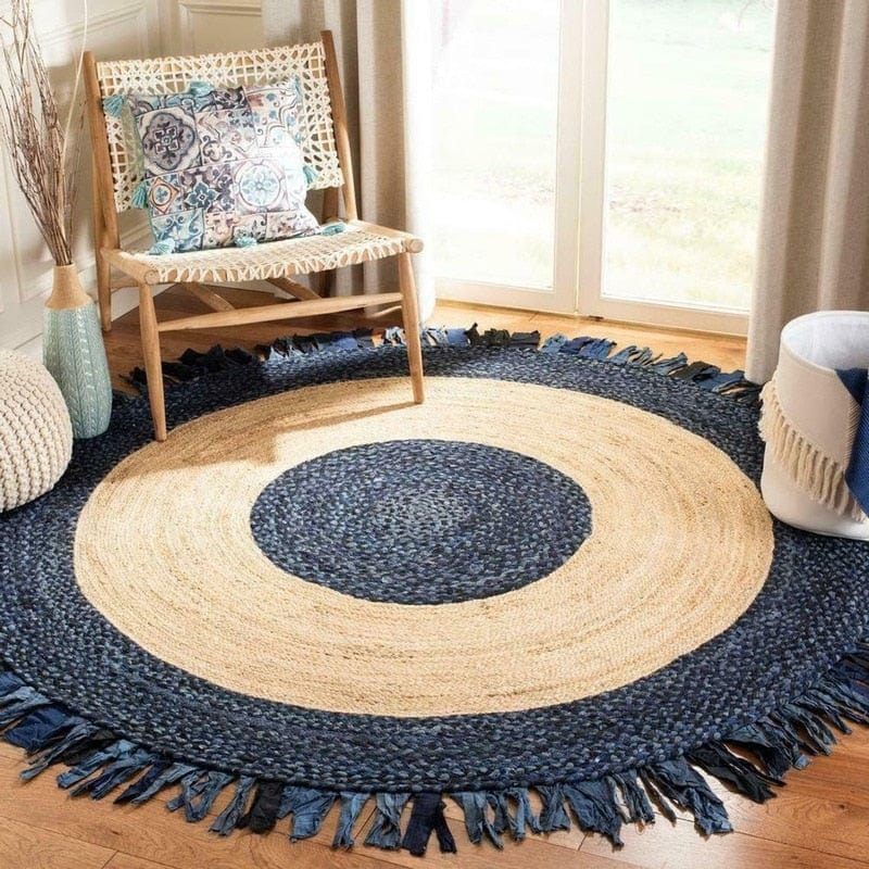 Bohemian Double-sided Circular Area Carpet