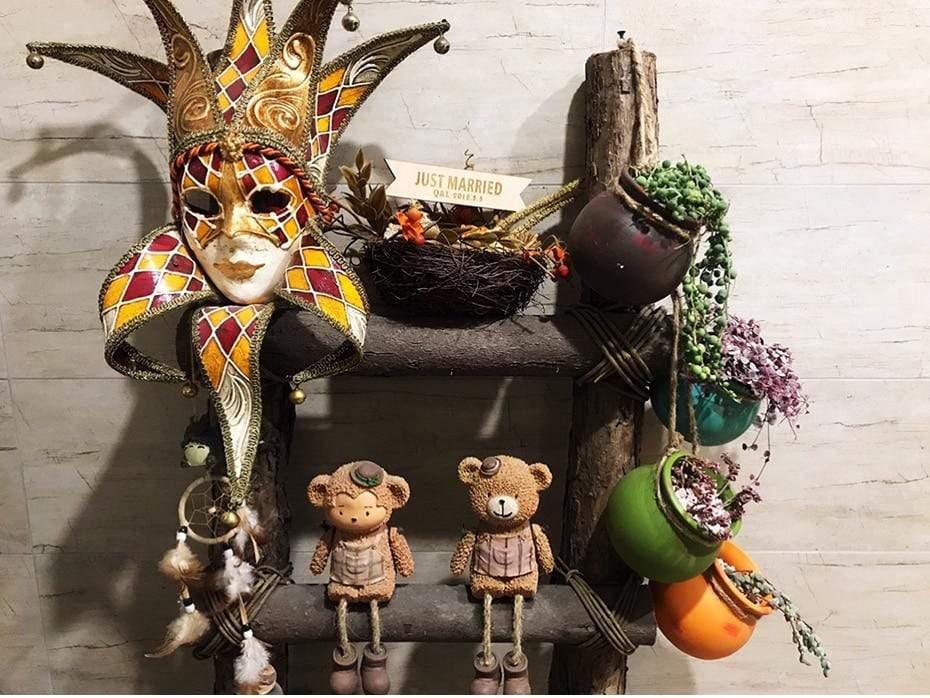 4pcs Multicolor Cauldron-Shaped Ceramic Planters