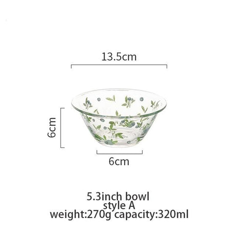 Cute Hand Painted Glass Bowls