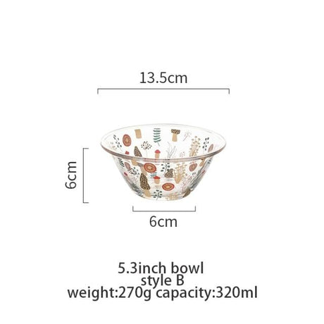 Cute Hand Painted Glass Bowls