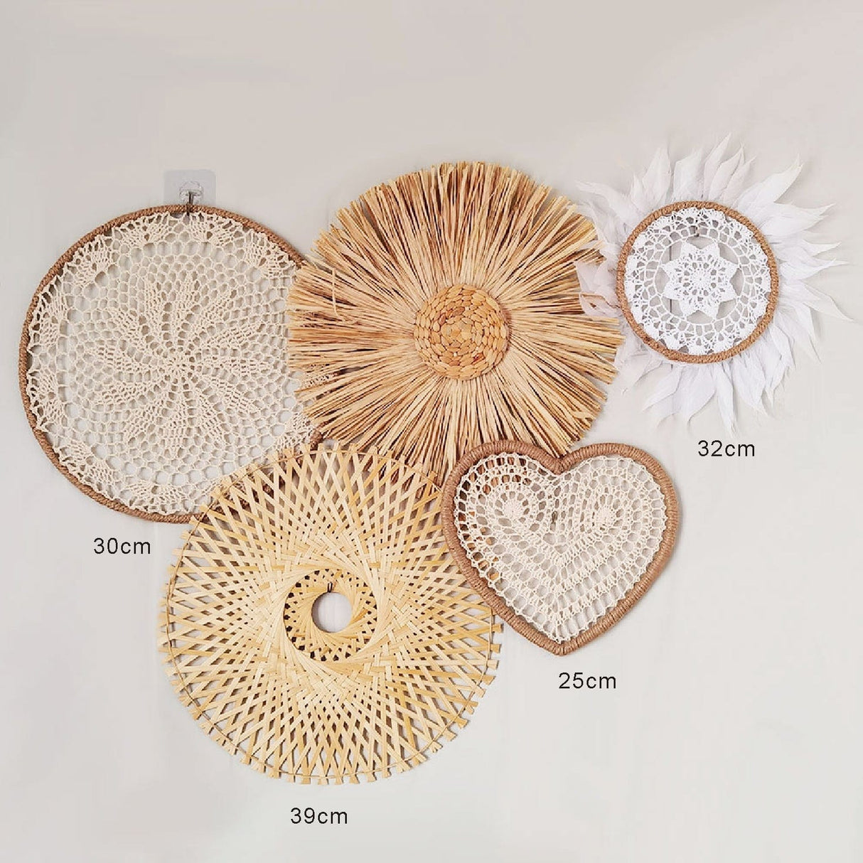 Autumn Rattan Wall Art Set