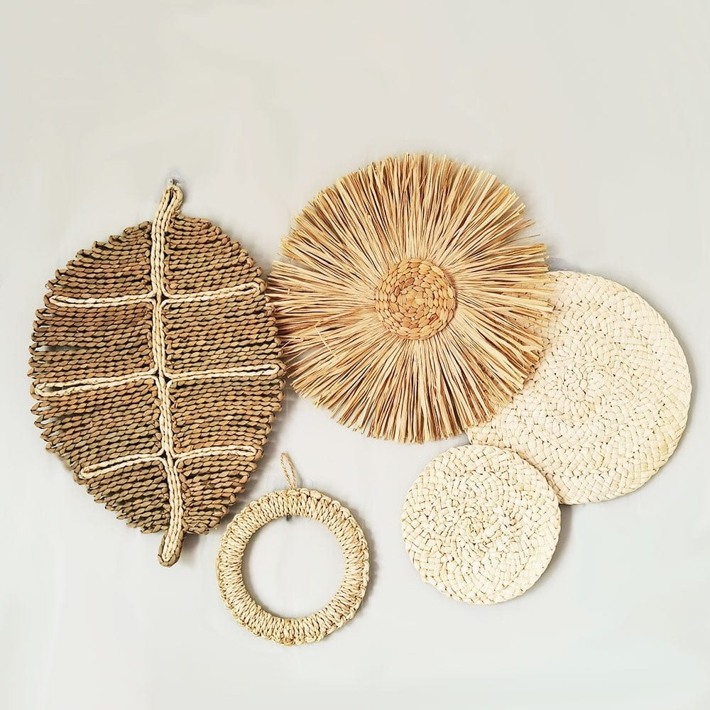 Autumn Rattan Wall Art Set