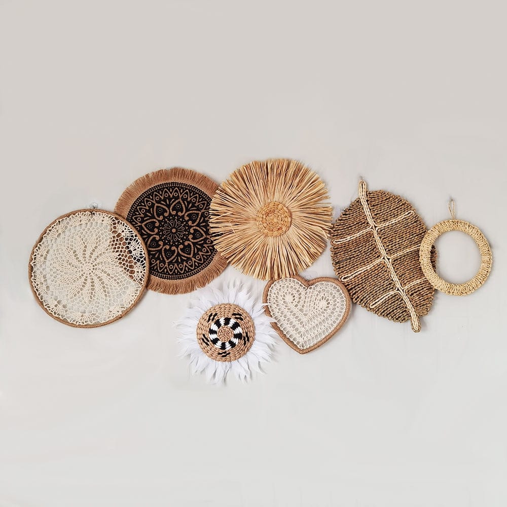 Autumn Rattan Wall Art Set