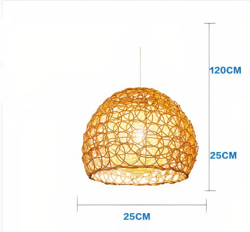 Bamboo Woven Pendant Light Shades