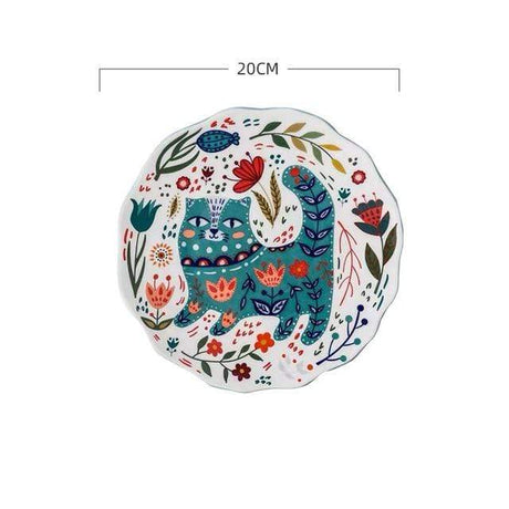 Everybody Wants To Be A Cat Ceramic Plates