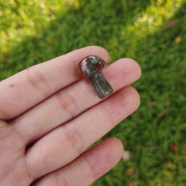 Natural Stone Mini Mushrooms