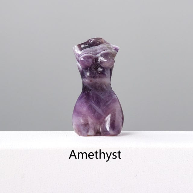 Goddess Silhouette Crystal Statue