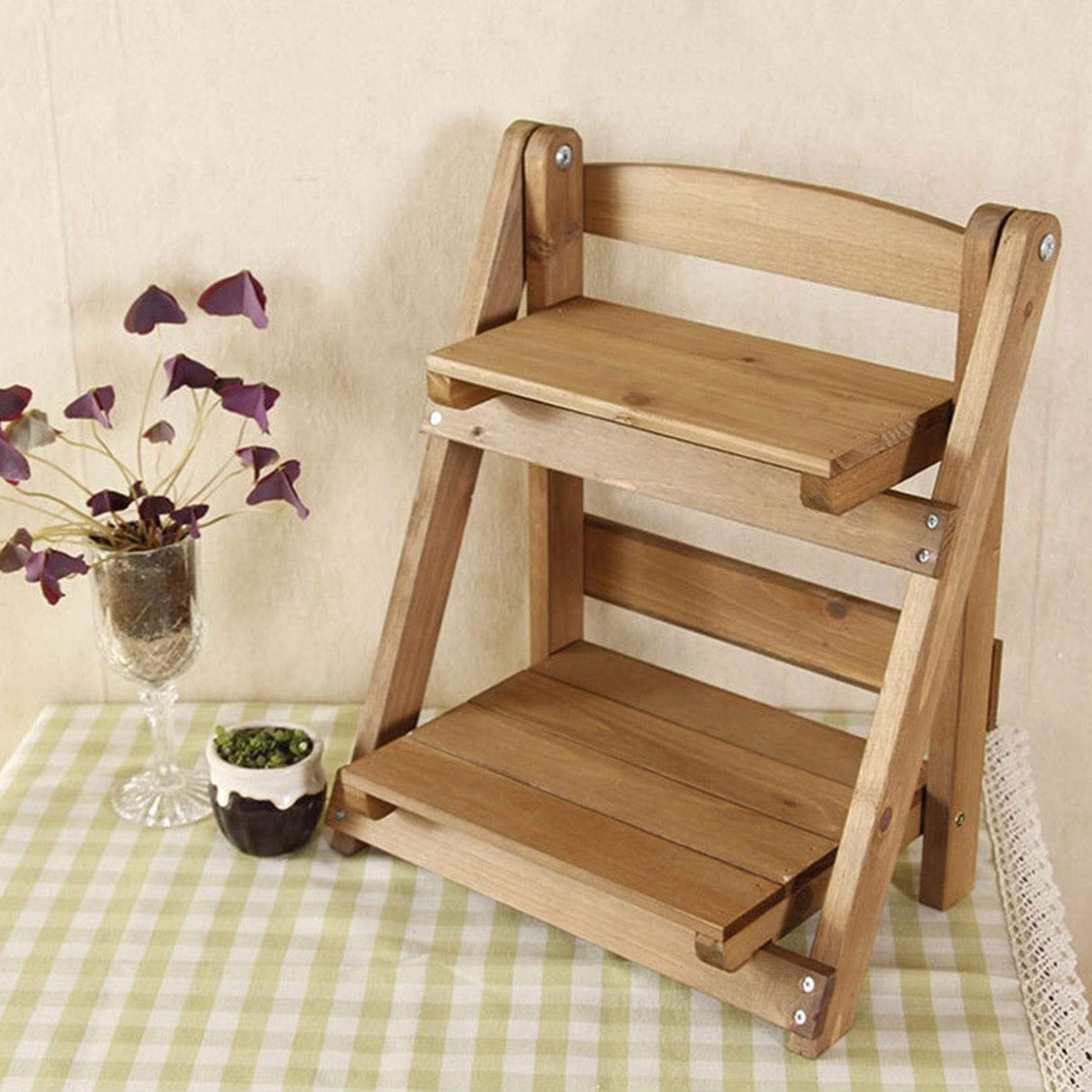 Archer Wooden 2-Tier Shelf