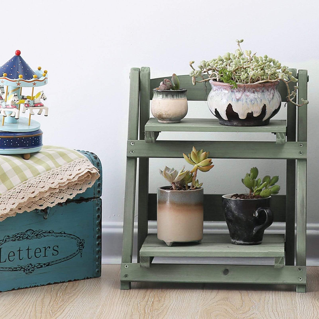 Archer Wooden 2-Tier Shelf