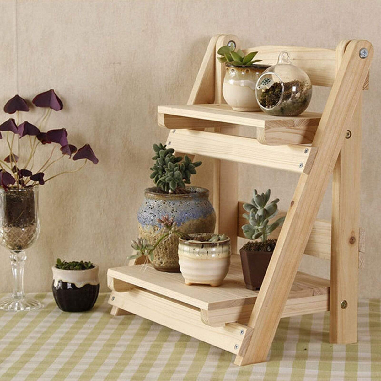 Archer Wooden 2-Tier Shelf