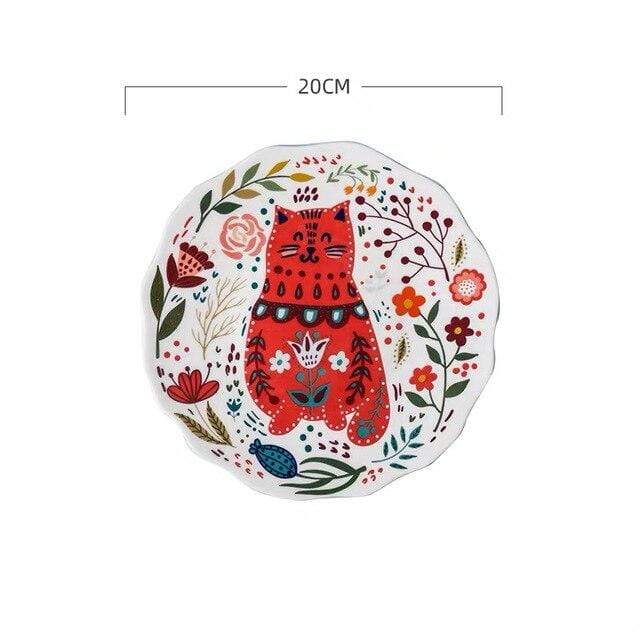 Everybody Wants To Be A Cat Ceramic Plates