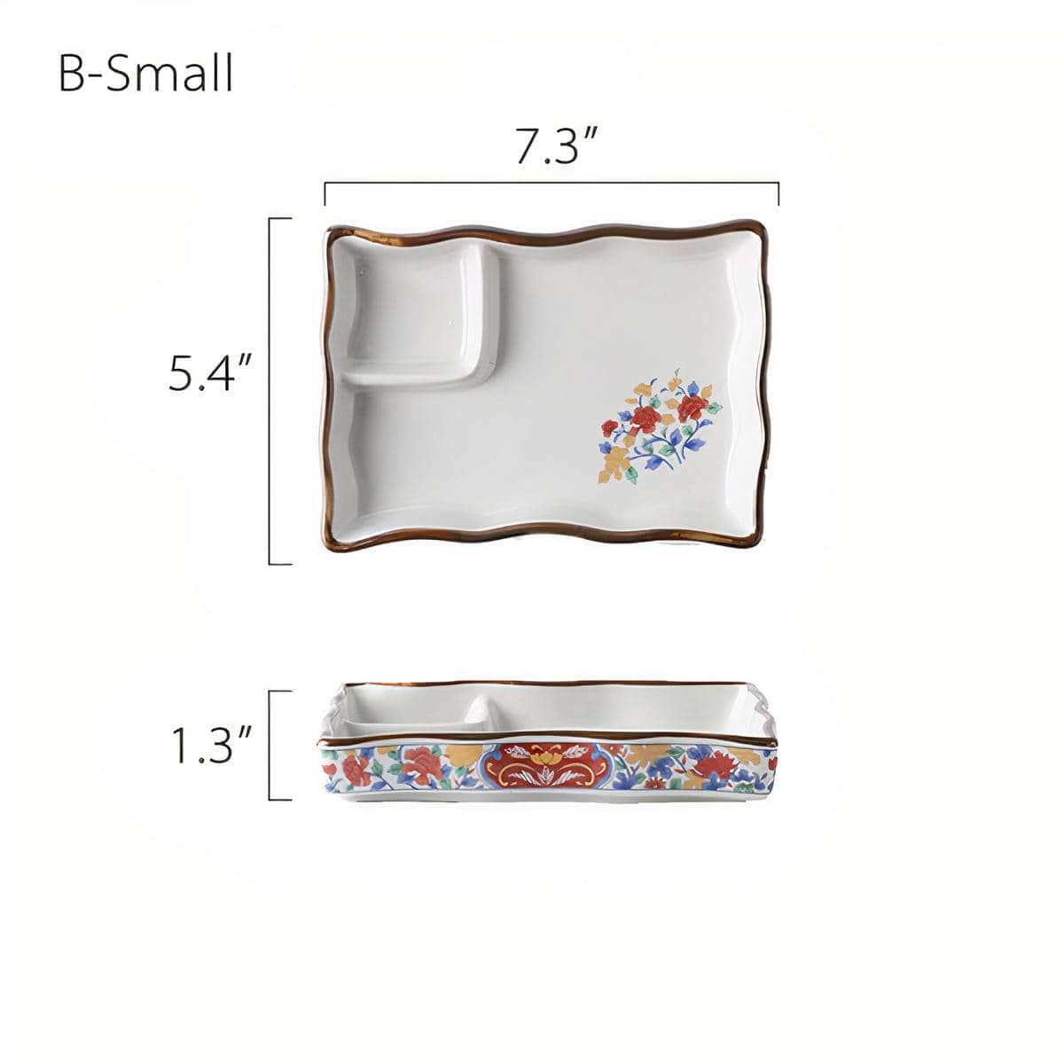 Japanese Style Rectangular Plate