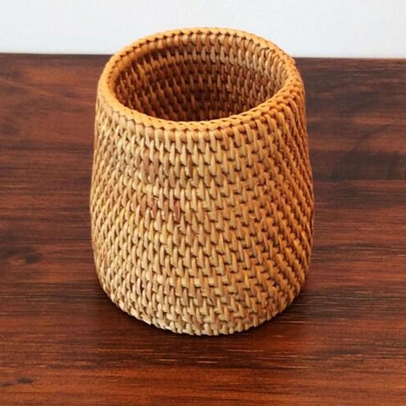 Rattan Bucket Organizer
