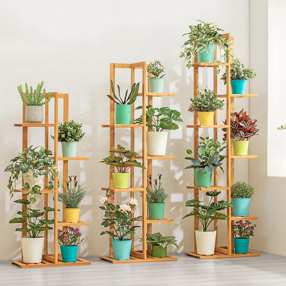 Bamboo Plant Stand