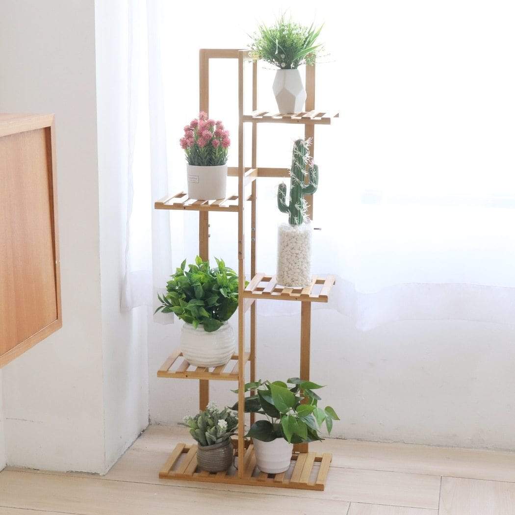 Bamboo Plant Stand